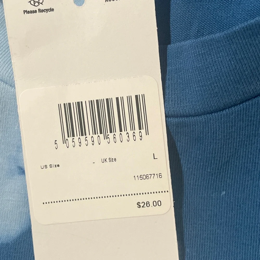 NWT ASOS size L tie-dye cropped t-shirt - Picture 4 of 4